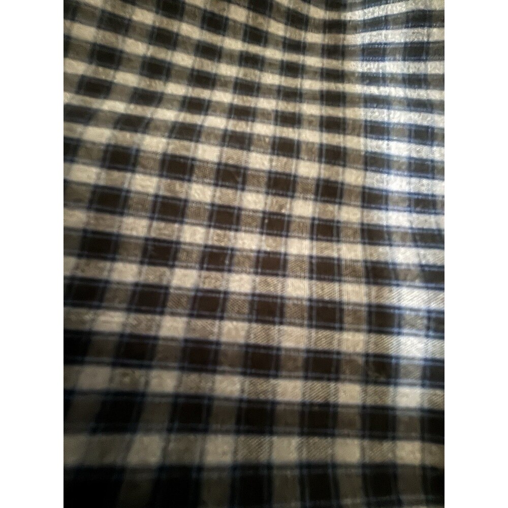 Calvin Klein Regular Fit Button Down Checkered Dress Shirt Black/Grey Size‎ Med - Picture 3 of 8